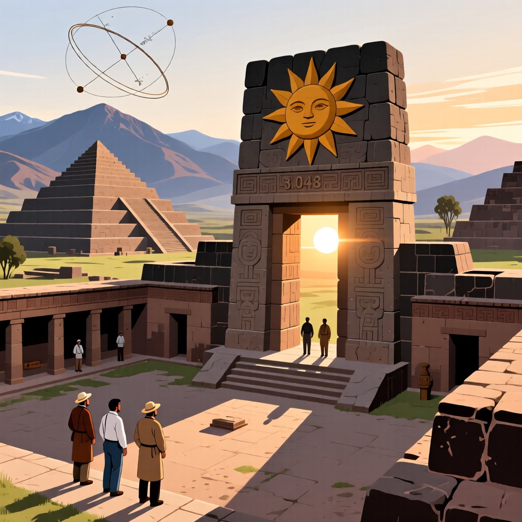 El Misterio de la Puerta del Sol: Un Maravilloso Astronómico de Tiahuanaco
