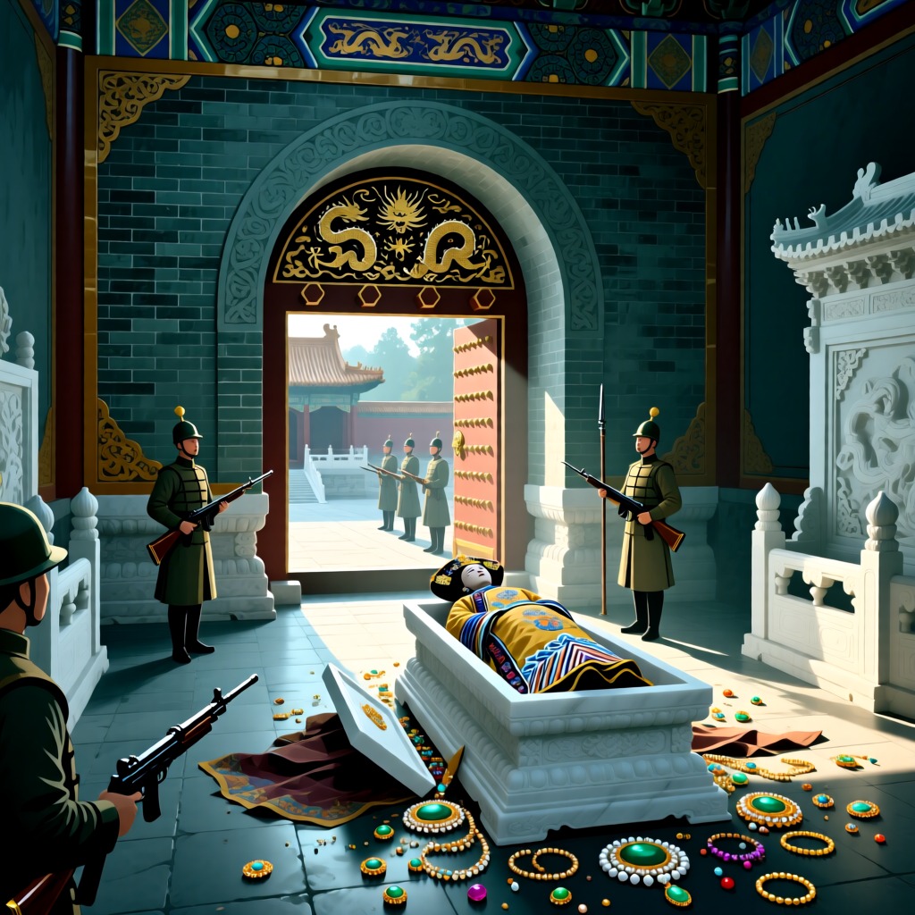 La Lujosa Tumba de la Emperatriz Cixi y el Escándalo del Saqueo