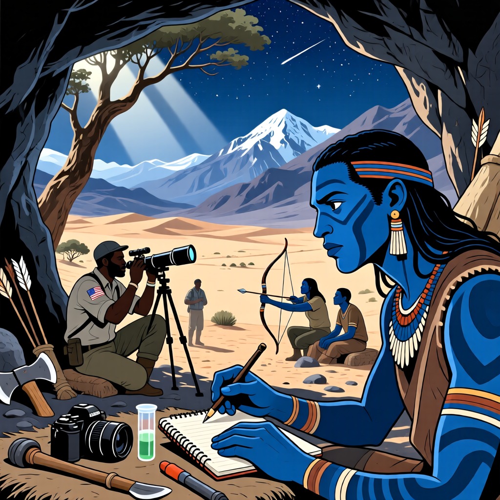 The Mysterious Blue People