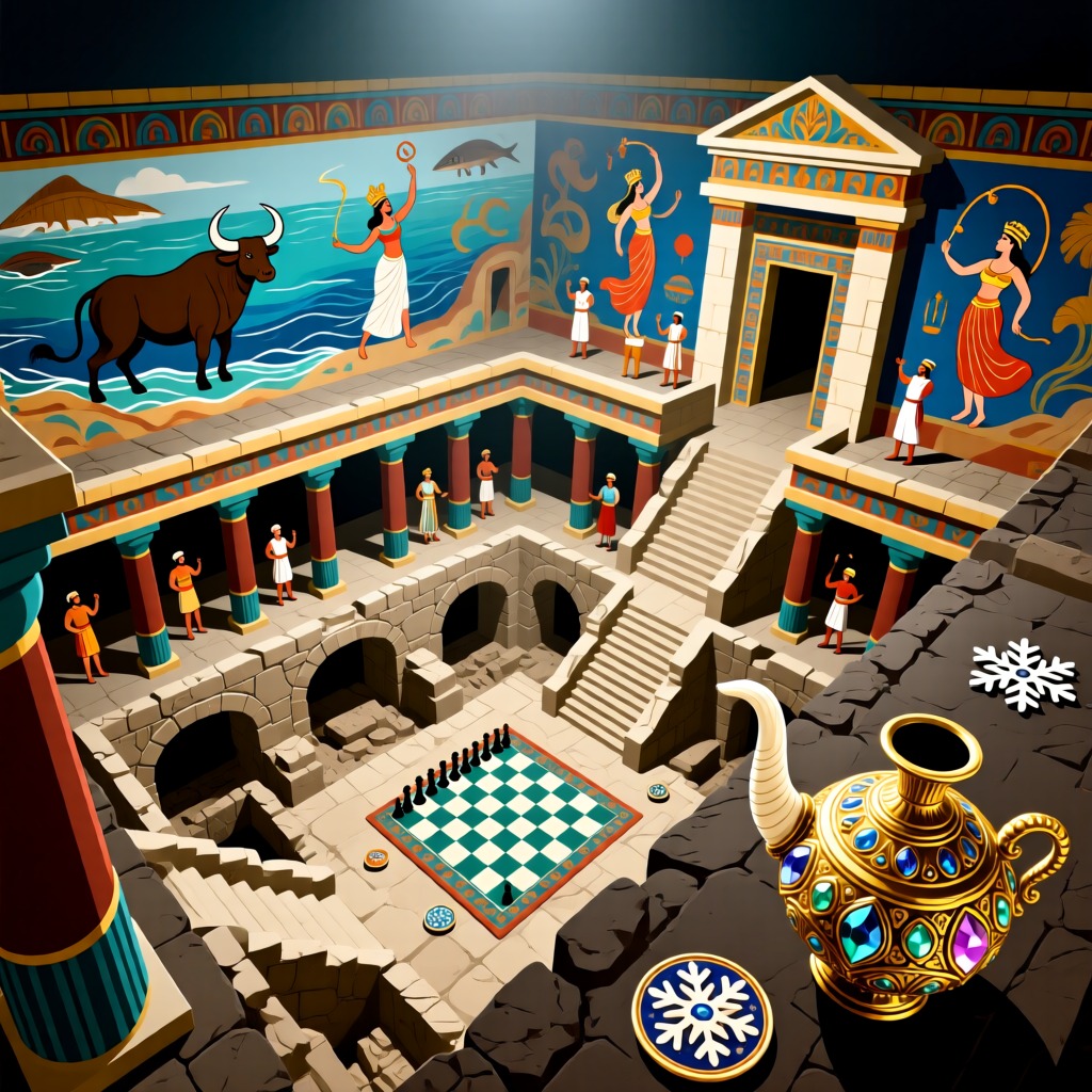 El misterio del palacio en Creta