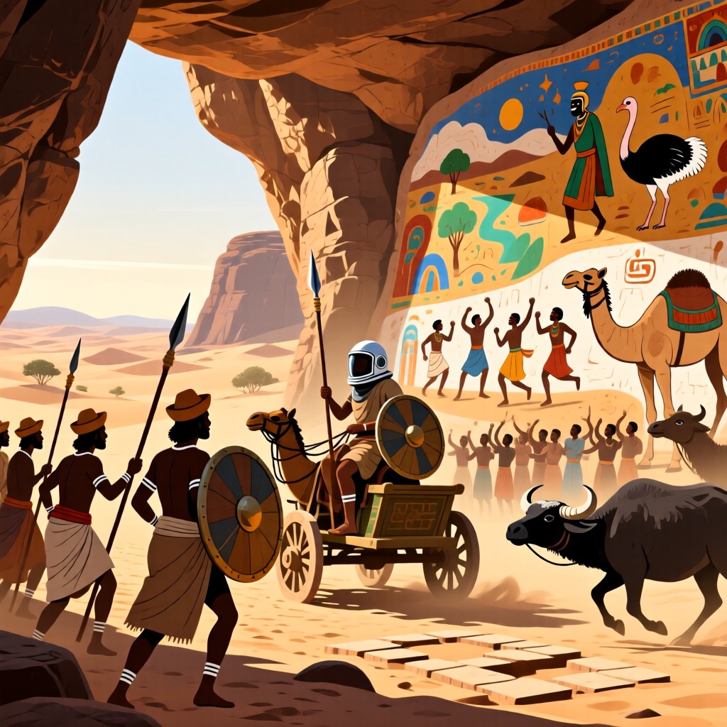 Antiguos Misterios del Desierto del Sahara: Pinturas Rupestres de Civilizaciones Antiguas