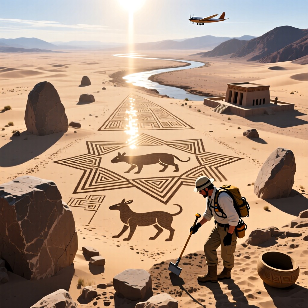 The Mysteries of the Nazca Sky: Giant Geoglyphs and Ancient Legends