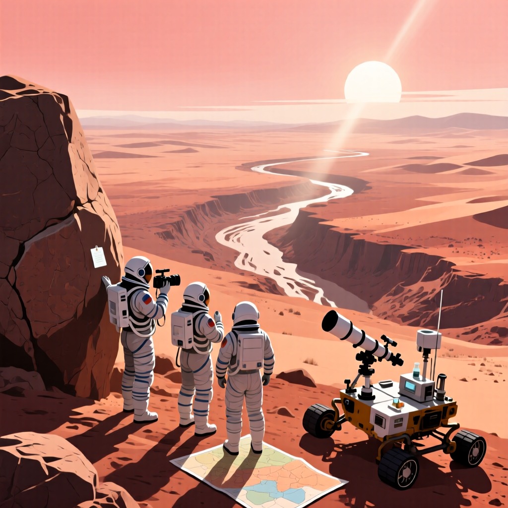 The Mystery of Ancient Riverbeds on Mars