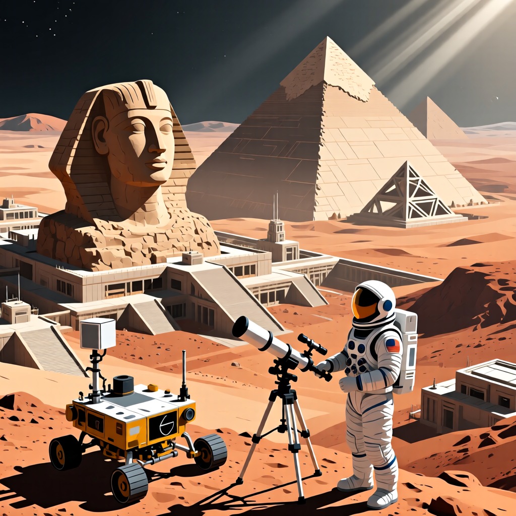 Mysteries of Mars: The Face on Mars and Pyramids