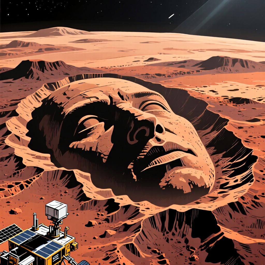 The Mystery of Mars: The 'Face' in the Sidonia Region