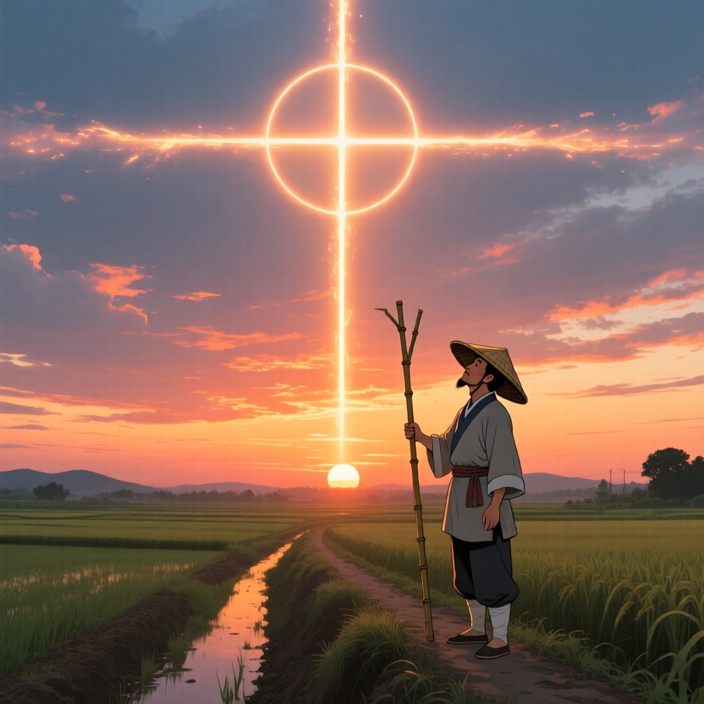 The Mystery of Nature: The Cross at Sunset