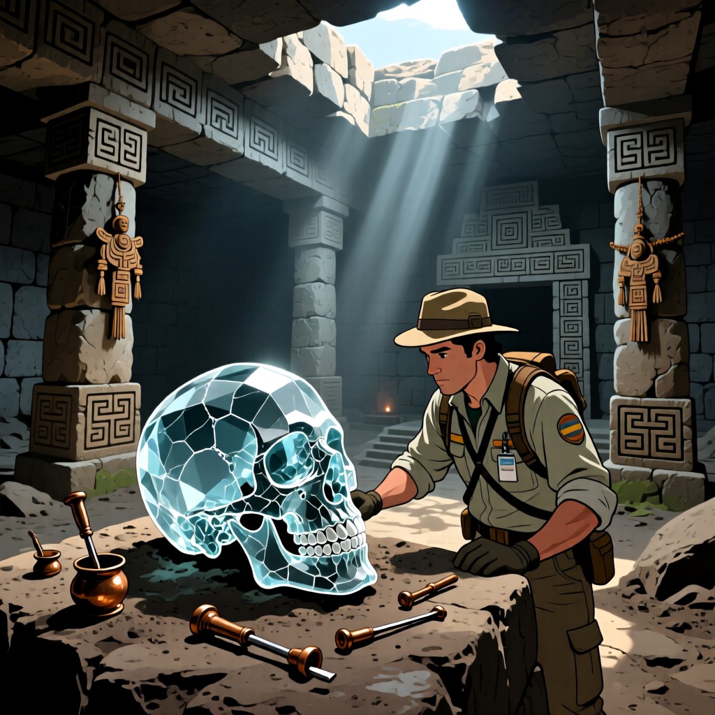 El Misterio del Cráneo de Cristal que Respira