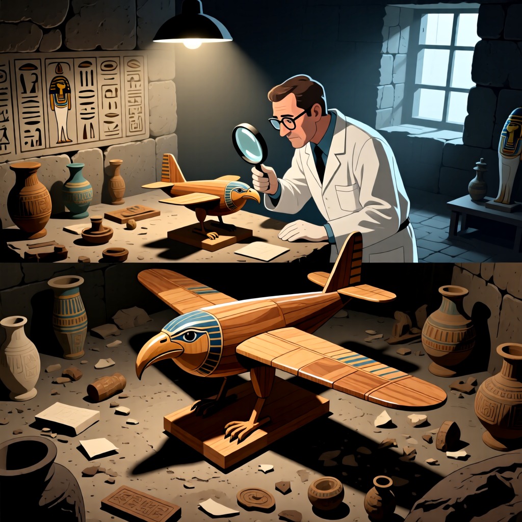 El Misterio del Modelo de Pájaro de Madera del Antiguo Egipto