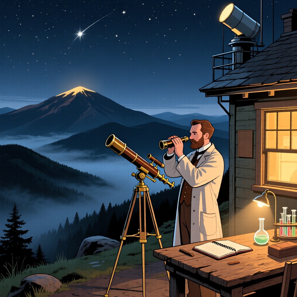 La Luz de la Montaña Brown: Una Sinfonía de la Naturaleza y lo Desconocido