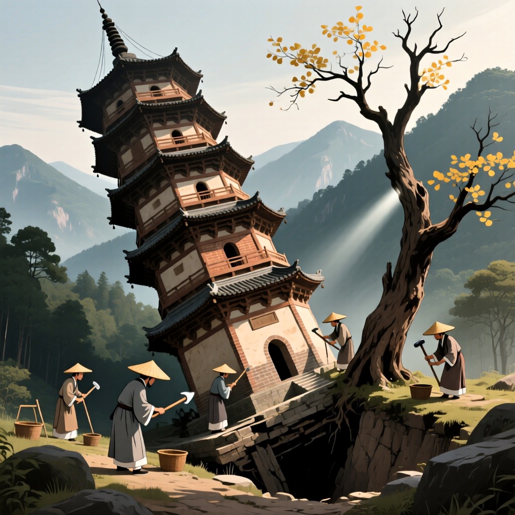 El Misterio de la Torre Huzhu: El Secreto de Inclinarse pero Permanecer en Pie