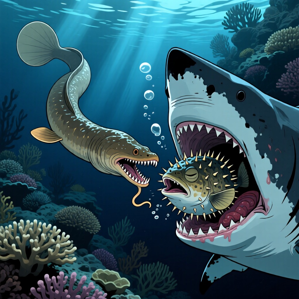 Unusual Predators in the Ocean