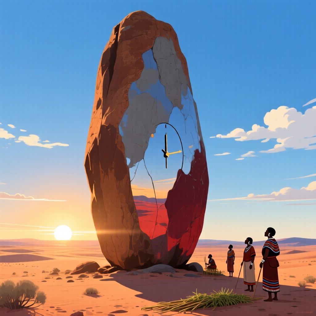 The Mysterious Clock Rock in the Australian Desert